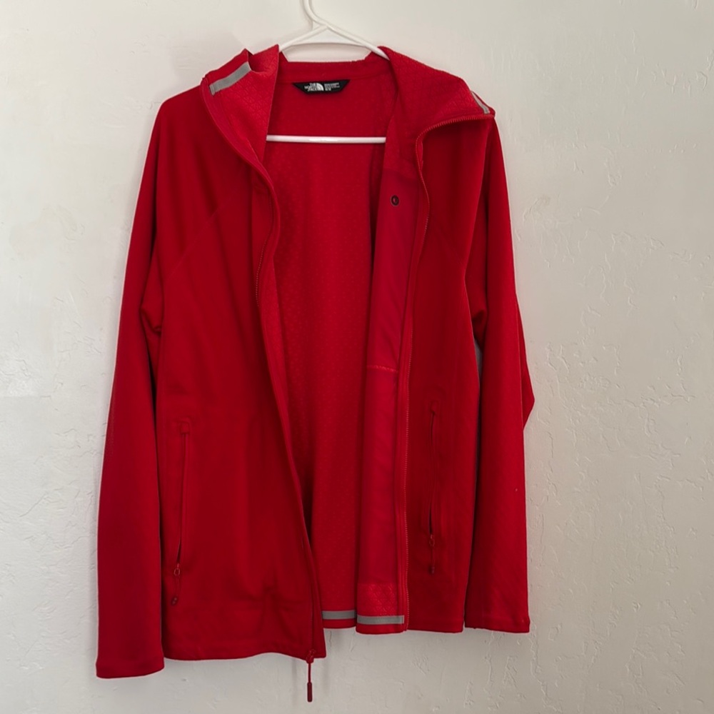 The North Face Red Performance Jacket Long Sleeves